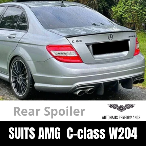 Brand new Gloss Black AMG Style Rear Spoiler For Mercedes Benz C-class W204