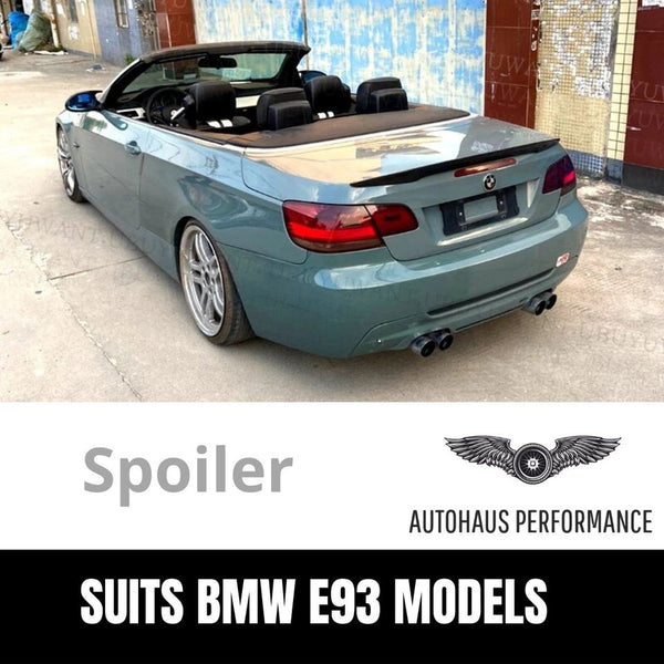 Gloss Black Spoiler for BMW E93 3 series Convertible 325 320 335i