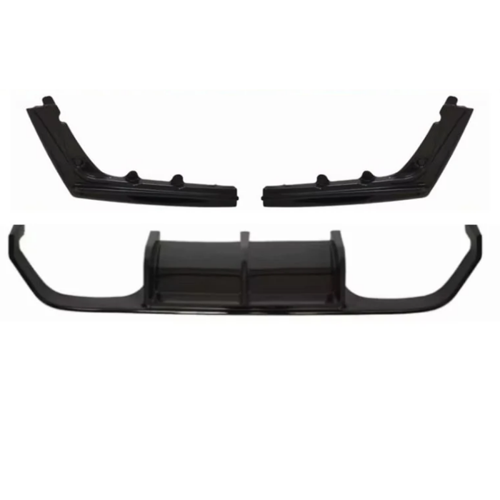 New Gloss Black V Style Rear Lip Diffuser With Rear Side Splitter For BMW F80 M3/F82 M4 2014-2020 New Gloss Black V Style Rear Lip Diffuser With Rear Side Splitter For BMW F80 M3/F82 M4 2014-2020