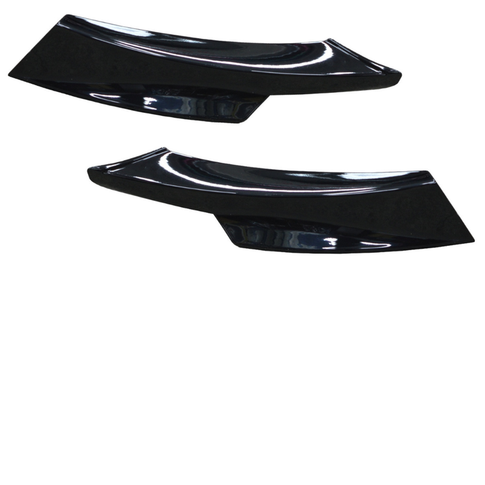 Gloss Black Front Bumper Splitters for BMW 3 series E90 E91 M-TECH M-SPORT Gloss Black Front Bumper Splitters for BMW 3 series E90 E91 M-TECH M-SPORT