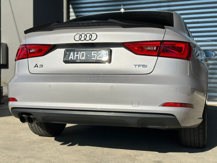 Gloss Black Spoiler Rear wing M4 style Suit Audi A3 S3 RS3 8V Gloss Black Spoiler Rear wing M4 style Suit Audi A3 S3 RS3 8V