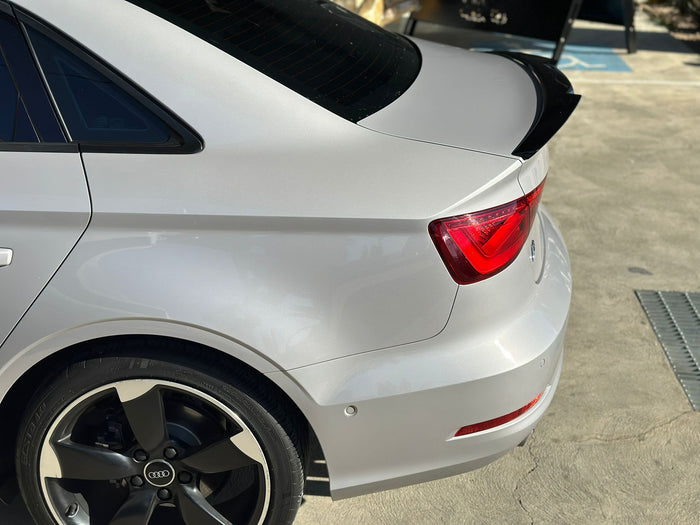 Gloss Black Spoiler Rear wing M4 style Suit Audi A3 S3 RS3 8V Gloss Black Spoiler Rear wing M4 style Suit Audi A3 S3 RS3 8V