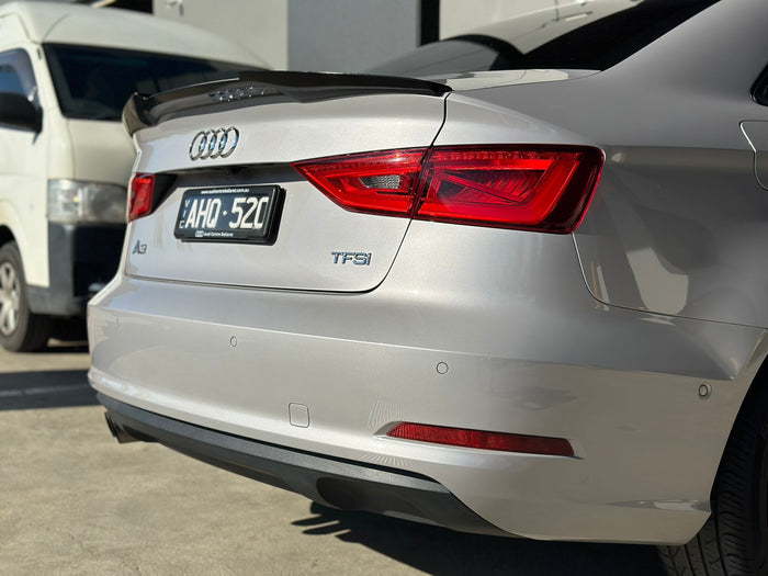 Gloss Black Spoiler Rear wing M4 style Suit Audi A3 S3 RS3 8V Gloss Black Spoiler Rear wing M4 style Suit Audi A3 S3 RS3 8V