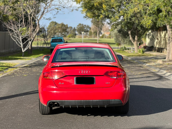 Audi A4 S4 B8 2008 - 2015 REAR SPOILER BOOT LIP ABS GLOSS BLACK Audi A4 S4 B8 2008 - 2015 REAR SPOILER BOOT LIP ABS GLOSS BLACK