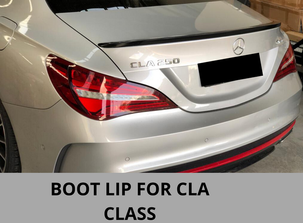 AMG CLA45 GLOSS Black Boot Lip Spoiler Wing for Mercedes-Benz CLA C117 W117