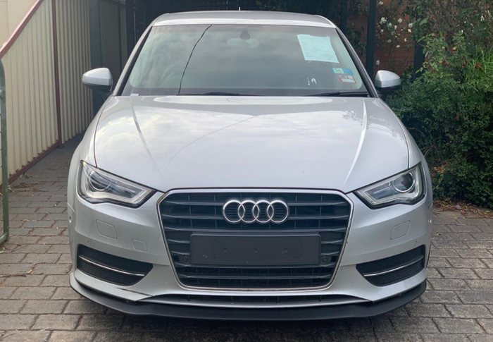 Audi A3 8V 2012 - 2017 Matte Black Front Bumper Lip Body Kit Sedan / Hatch back Audi A3 8V 2012 - 2017 Matte Black Front Bumper Lip Body Kit Sedan / Hatch back