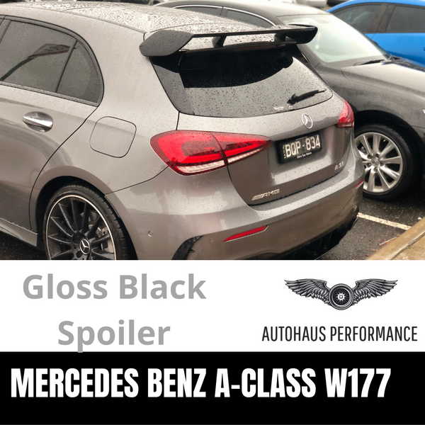 Gloss Black AMG Style GT Spoiler Wing to suit Mercedes Benz A-Class W177 2019+