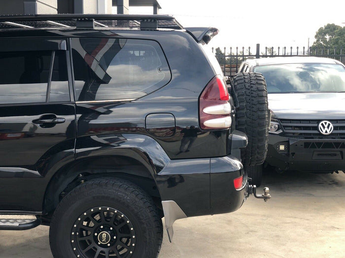 Toyota Prado 120 Series 2003 - 2009 Rear Spoiler Wing Deflector Gloss Black Toyota Prado 120 Series 2003 - 2009 Rear Spoiler Wing Deflector Gloss Black