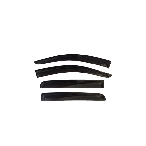 PREMIUM WEATHER SHIELD WINDOW VISORS TO SUIT FORD RANGER PX2 PX3 MK2 MK3 2015-2019