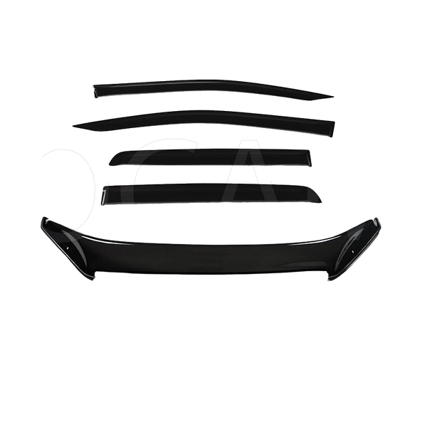 BONNET PROTECTOR AND WEATHER SHIELDS TO SUIT ISUZU D-MAX 12-16 DUALCAB