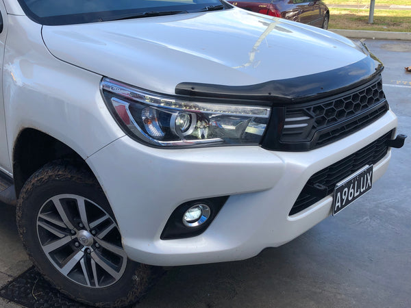 BONNET PROTECTOR & WEATHER SHIELDS TO SUIT TOYOTA HILUX REVO 2015-2019 SR SR5