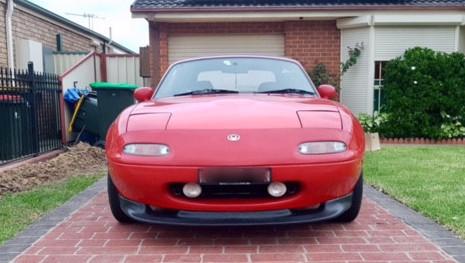 FRONT BUMPER BAR LIP SPLITTER TO SUIT MAZDA MX5 1990-1997