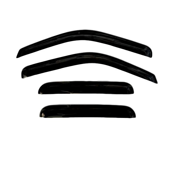 WEATHER SHIELD WINDOW VISORS TO SUIT FORD RANGER PK PJ DUAL CAB 2006-2011