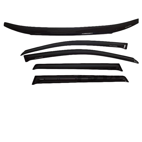 BONNET PROTECTOR & WEATHER SHIELD WINDOW VISORS TO SUIT MITSUBISHI OUTLANDER ZL ZK 2012-2019