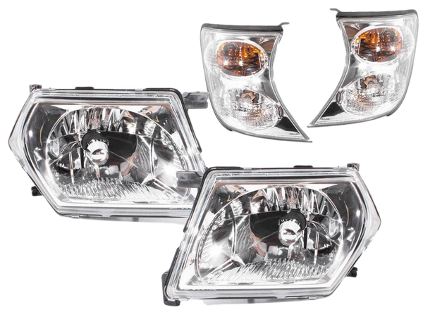 HEADLIGHT REPLACEMENTS TO SUIT NISSAN PATROL GU 1997-2007 4X4 4WD