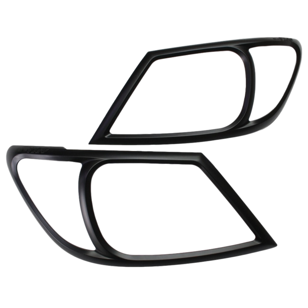 BLACK HEADLIGHT SURROUNDS TO SUIT TOYOTA HILUX 2005-2011 PRE FACE LIFT