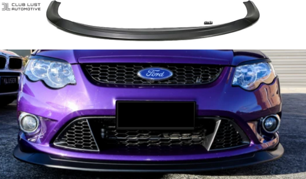 FRONT BUMPER BAR LIP SPLITTER TO SUIT FORD FALCON FG MK1 XR8 XR6 SEDAN UTE 2006-2011