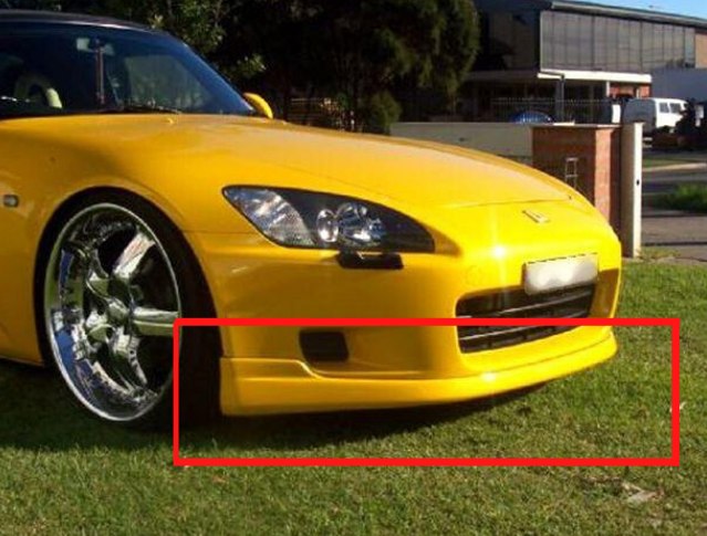 JDM S2000 Style Front Bumper Lip For 2001-2003 Honda Civic VTEC2 – Unpainted ABS Plastic