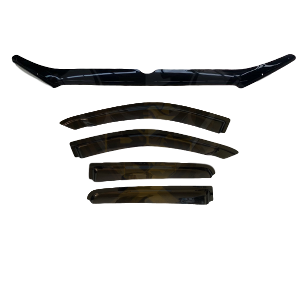 BONNET PROTECTOR & WEATHER SHIELDS TO SUIT MERCEDES X-CLASS 2018-2020 DUAL-CAB