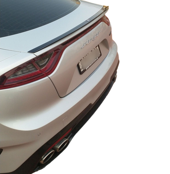 ABS GLOSS BLACK REAR BOOT LIP SPOILER TO SUIT KIA STINGER GT 2017-2019