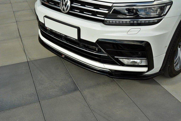 FRONT BUMPER BAR LIP SPLITTER TO SUIT VW VOLKSWAGEN TIGUAN 2015-2016 R-LINE