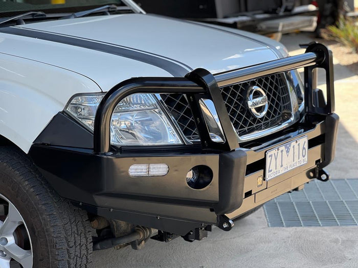 Premium Deluxe 63mm Bull Bar For Nissan Navara D40 Spanish / THAI 2005 – 2015