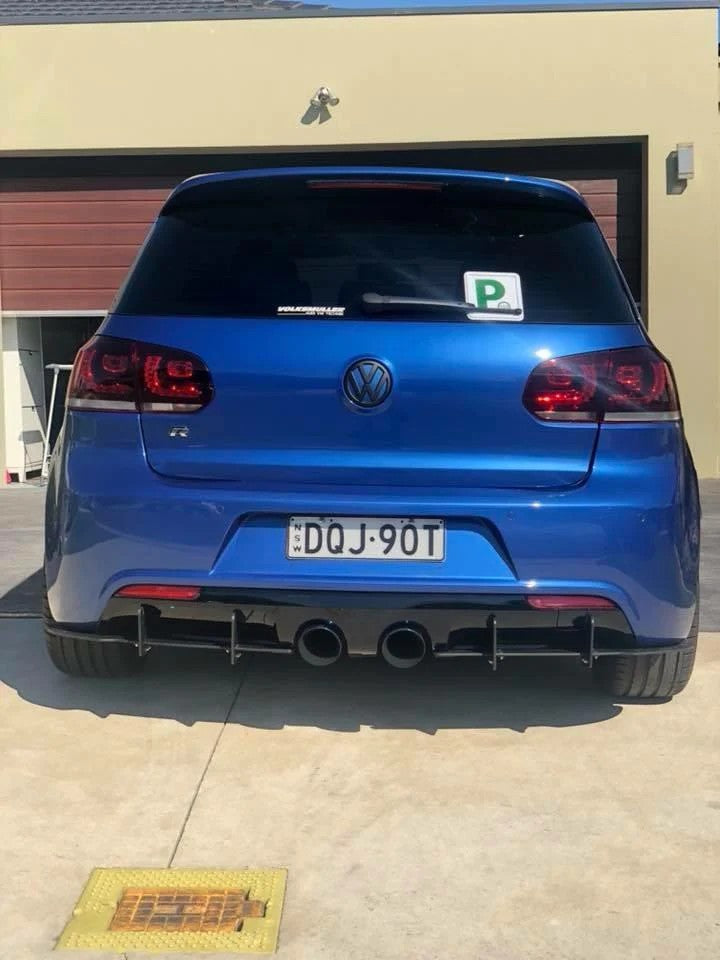 Golf R Rear Diffuseer Gloss Black Rear Diffuser for VW Volkswagen Golf R MK6 – AutoHaus ...
