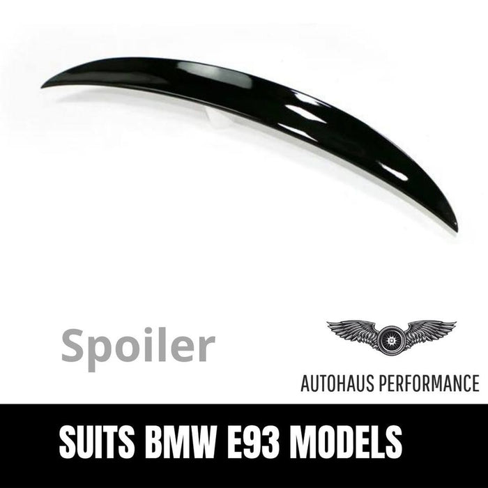 Gloss Black Spoiler for BMW E93 3 series Convertible 325 320 335i
