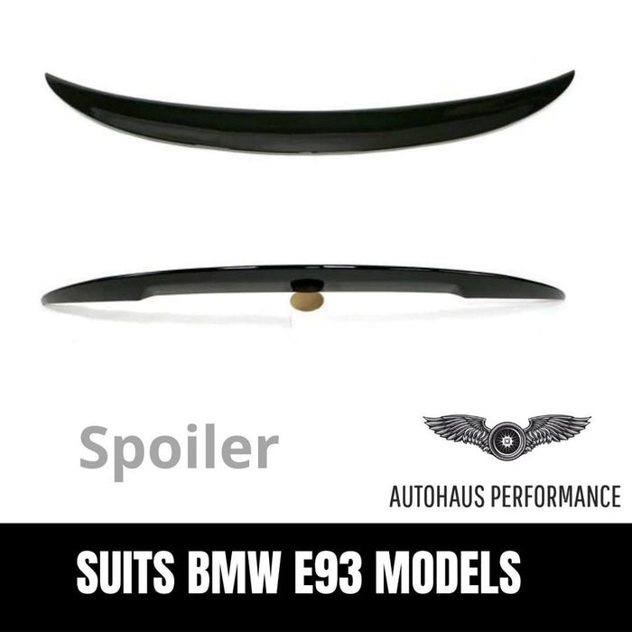 Gloss Black Spoiler for BMW E93 3 series Convertible 325 320 335i