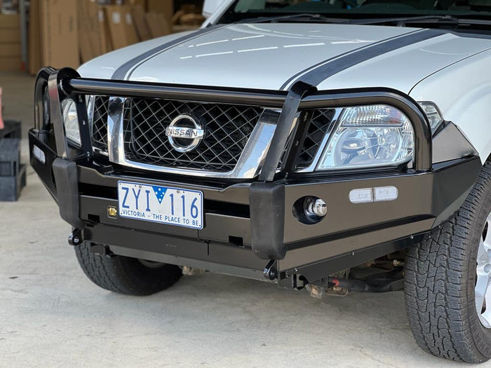 Premium Deluxe 63mm Bull Bar For Nissan Navara D40 Spanish / THAI 2005 – 2015