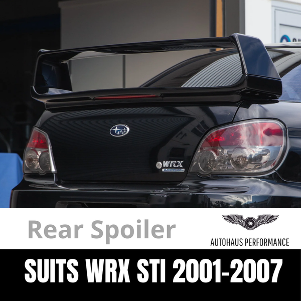 SUBARU WRX RX IMPREZA STI STYLE SEDAN REAR WING SPOILER 2001-2007