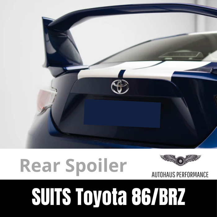 MATTE BLACK SUBARU BRZ AND TOYOTA 86 REAR BOOT TRUNK SPOILER WING 2012-2021