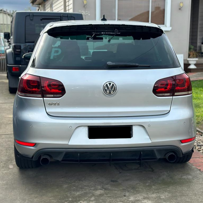 Gloss Black Rear Diffuser for VW Volkswagen Golf MK6 GTI – AutoHaus ...