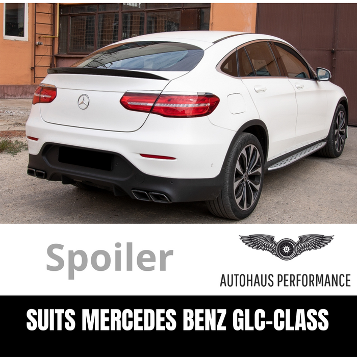 Brand new Gloss Black Rear wing Hatch Spoiler wing for Mercedes Benz GLC Coupe Class