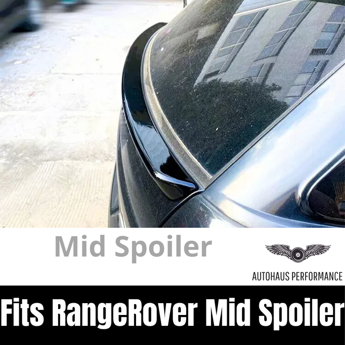 Range Rover Without Rear Spoiler Brand New Range Rover/Land Rover Mid Spoiler 2016+ With A Gloss Black ...