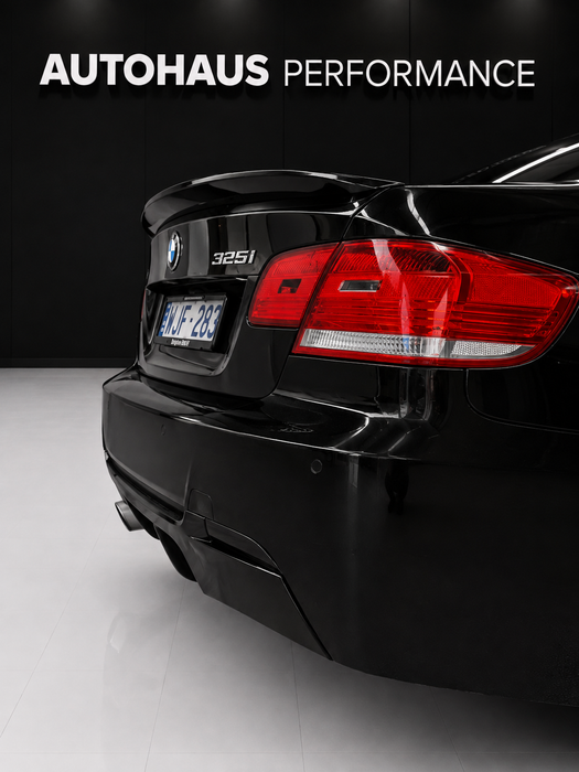 Gloss Black Trunk Spoiler Boot Wing Lip For BMW E92 325i 335i Sedan M3 3 series