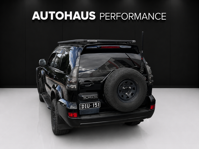 Toyota Prado 120 Series 2003 - 2009 Rear Spoiler Wing Deflector Gloss Black