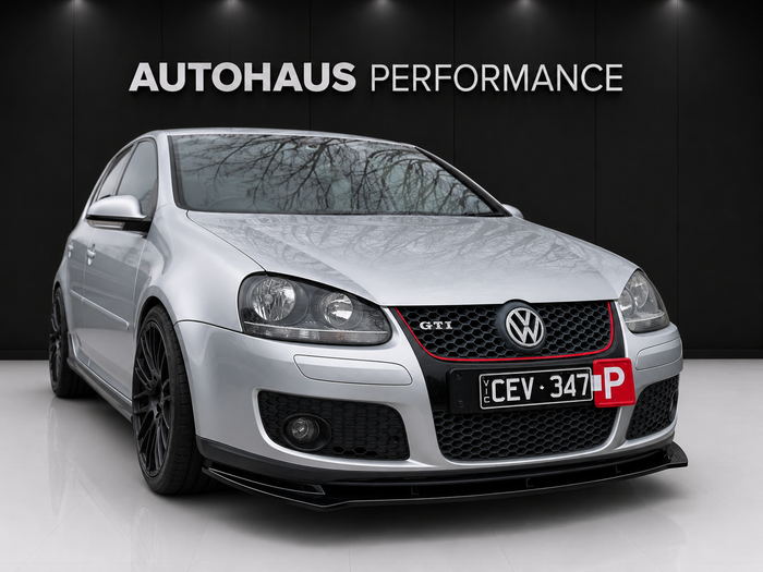 Gloss Black front lip splitter to suit VW Volkswagen Golf MK5 GTI