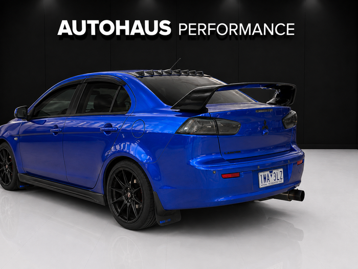 EVO X Style Trunk Spoiler Gloss Black for 2007 - 2019 Mitsubishi Lancer CJ CF