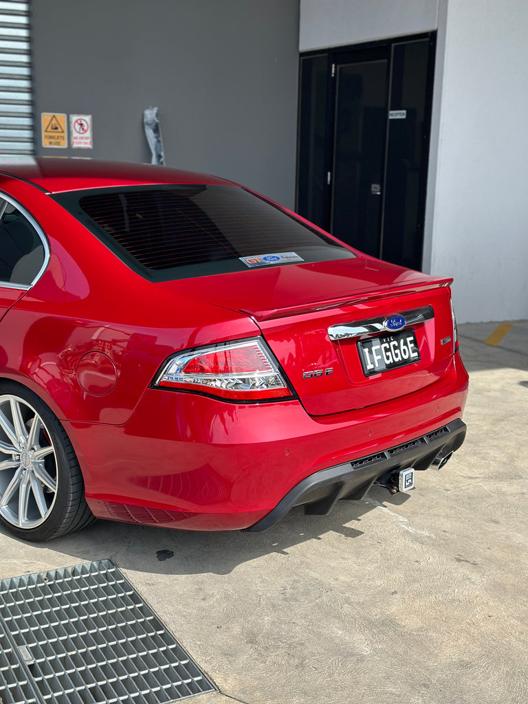 REAR BUMPER BAR DIFFUSER TO SUIT FORD FALCON DUAL TIP FG XR6 XR8 G6 G6 ...