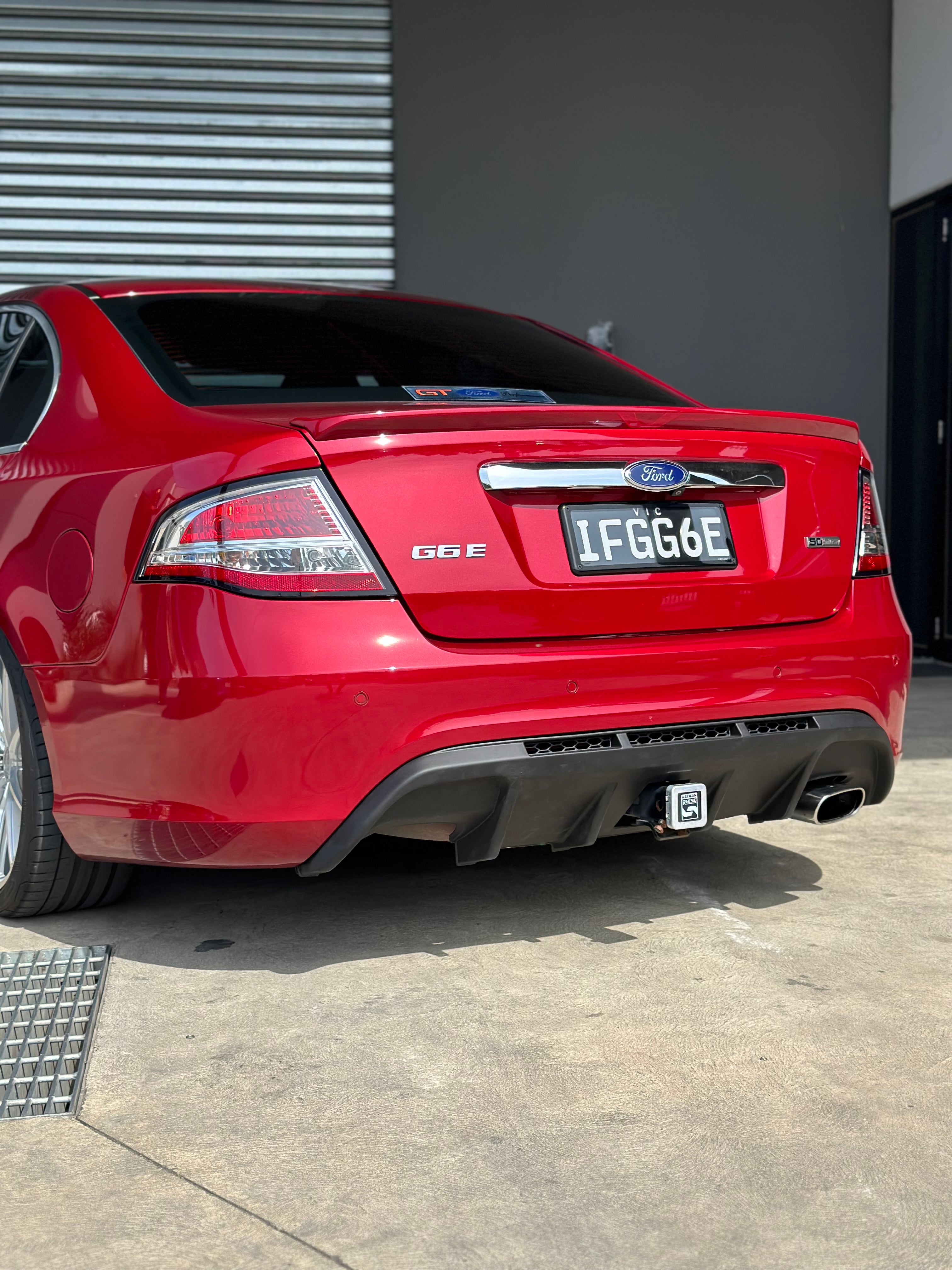 REAR BUMPER BAR DIFFUSER TO SUIT FORD FALCON DUAL TIP FG XR6 XR8 G6 G6 ...