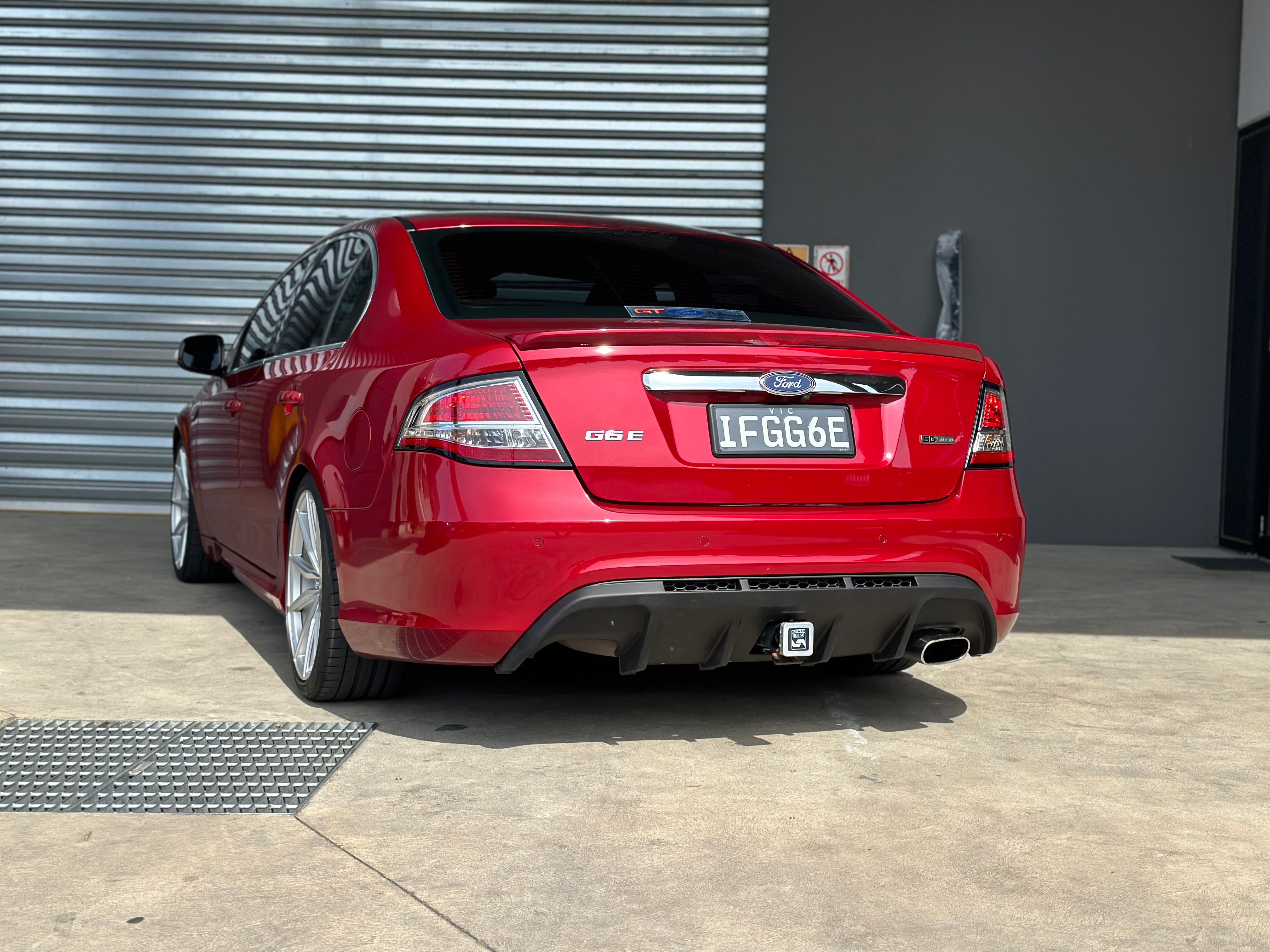 REAR BUMPER BAR DIFFUSER TO SUIT FORD FALCON DUAL TIP FG XR6 XR8 G6 G6 ...
