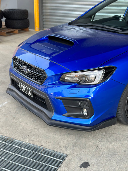 CHARGESPEED STYLE FRONT BUMPER BAR LIP TO SUIT SUBARU WRX 2015-2017