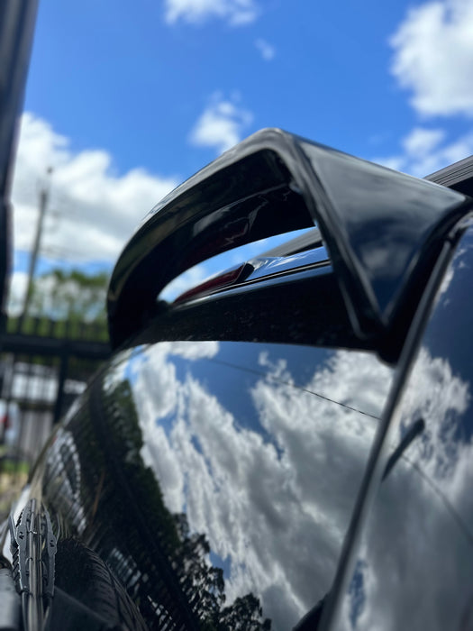 Toyota Prado 120 Series 2003 - 2009 Rear Spoiler Wing Deflector Gloss Black