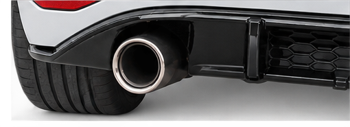 Brand New VW Volkswagen Golf GTI Mk7 Rear Diffuser Right And Left Single Exhaust Pipe Gloss Black