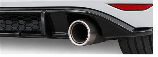 Brand New VW Volkswagen Golf GTI Mk7 Rear Diffuser Right And Left Single Exhaust Pipe Gloss Black