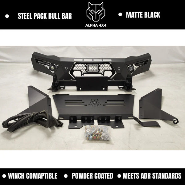 Alpha 4WD Predator Steel Bull Bar for Isuzu D-max Dmax 2017 - 2019