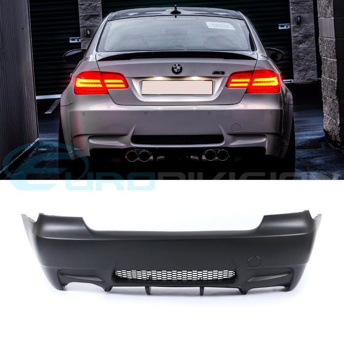 M3 STYLE REAR BUMPER BAR FOR BMW E92 COUPE & E93 CONVERTIBLE WITH TWIN EXHAUST OUTLET