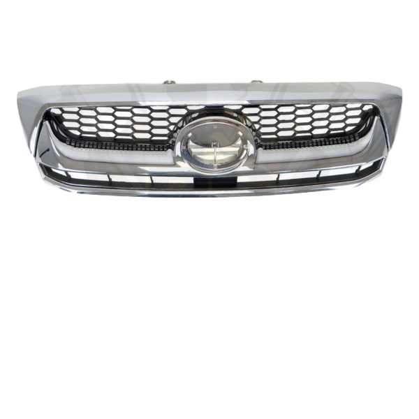 CHROME REPLACEMENT FRONT BUMPER BAR GRILL TO SUIT TOYOTA HILUX 2005-2011 SR SR5