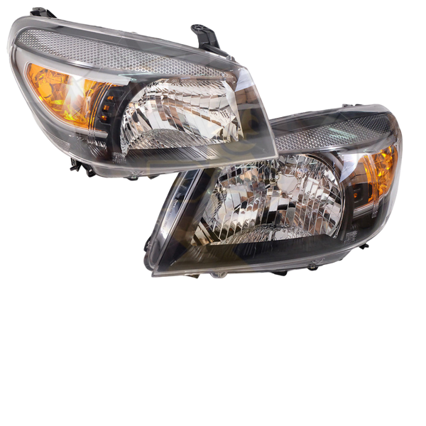 REPLACEMENT FACTORY HEADLIGHTS TO SUIT FORD RANGER PK 2009-2011 4X4 4WD